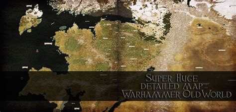 warhammer empire map|The Super Huge, Detailed Map of the Warhammer Old World .